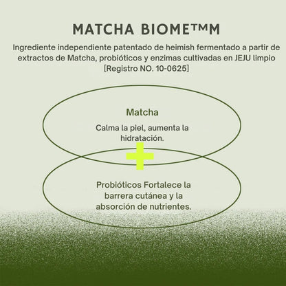 Matcha Biome Repair Cream es una crema hidratante ligera