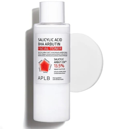 Salicylic Acid BHA Arbutin Facial Toner es un tónico facial formulado para tratar problemas de acné, hiperpigmentación y mejorar la textura de la piel.